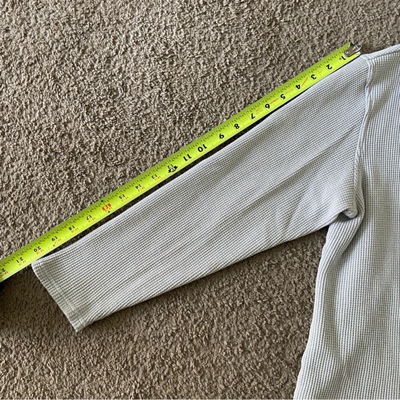 Eddie Bauer Waffle Cotton Button Up - Picture 7 of 10